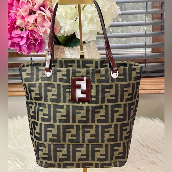 SOLD❌Authentic FENDI Zucca Mini Tote Bag - Picture 12 of 13